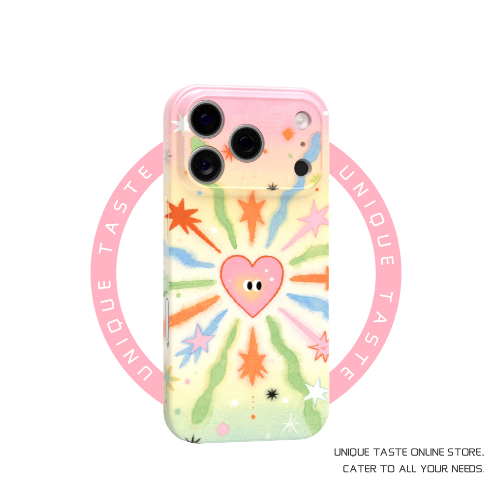 满心欢喜适用iPhone17promax苹果16小米15可爱mate70华为p80nova荣耀400爱心12不撞壳手机壳11一加13红米vivo