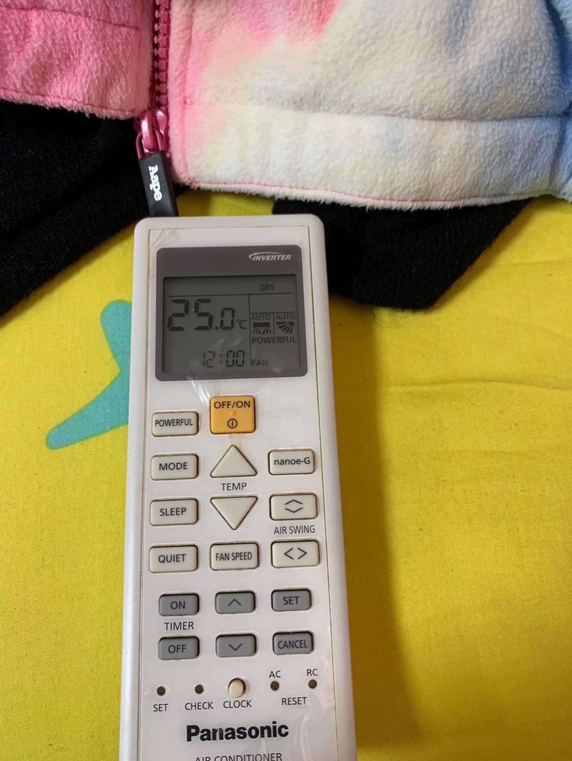 英文版松下空调冷气机遥控器CS-PS18UKA RE12SKA RE18SKA RE24SKA