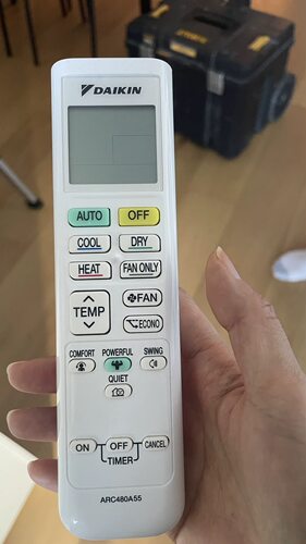 适用DAIKIN大金空调遥控器ARC480A1 ARC480A55 CTXF50TVMA英文新
