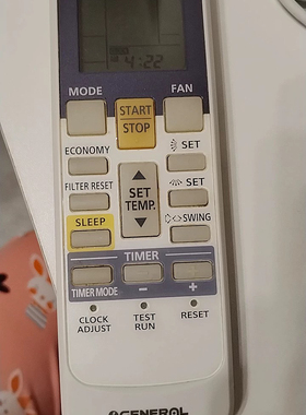 适用GENERAL富士通珍宝空调遥控器冷气机AR-RAF1E RY12 RA-RAY2E