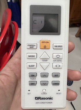适用樂信Rasonic乐信13090 16800 04239 38400 00350 冷气遥控器