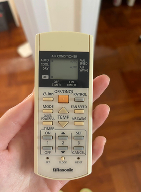 适用Rasonic乐声乐信松下冷气空调遥控器A75C2913 3182 3184 3297