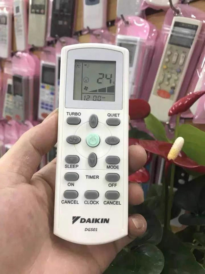 英文版适用于DAIKIN大金空调 DGS01/ECGS01-i 冷气遥控器挂机