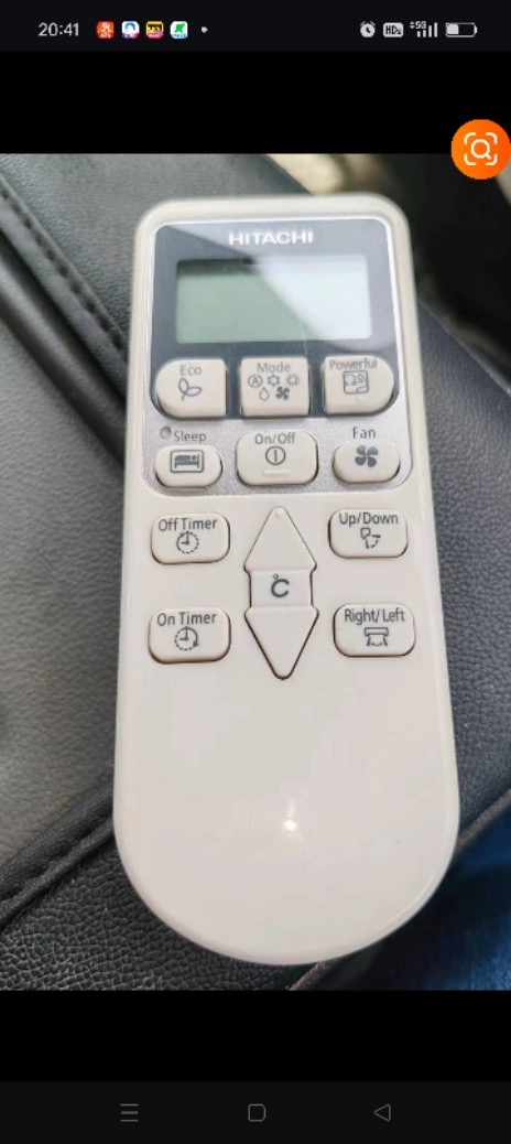 HK適用日立分體式冷氣機 RAR-5FA1(B) RAS-DX18HDK 遙控器 全新