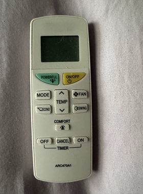 适用大金空调遥控器ARC470A1  ARC470A11 ARC470A13 全新英文版