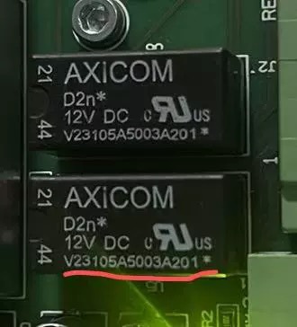 V23105A5003A201  12V 8脚 AXICOM继电器 V23105-A5505-A201 全新
