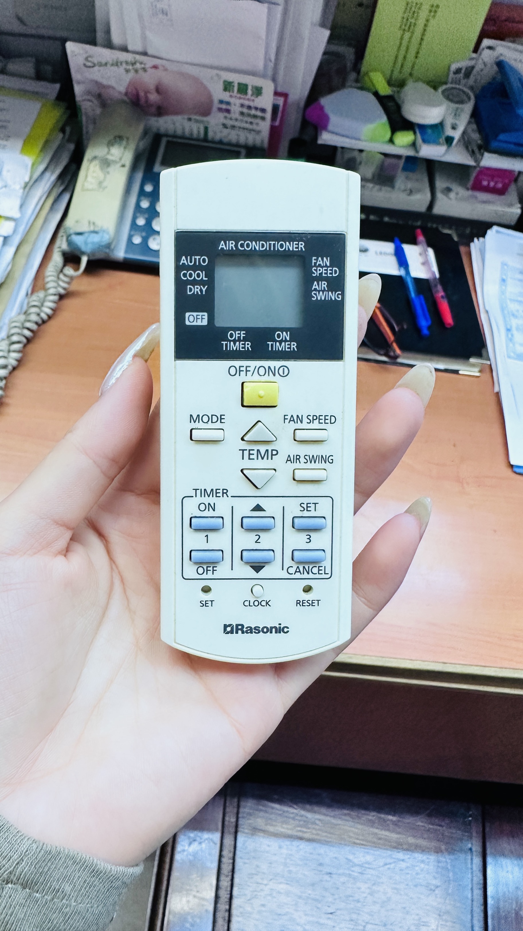 适用樂信Rasonic冷气机空调遥控器A75C3407 3297 3943 4607 4236