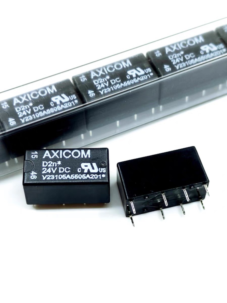 V23105A5505A201 24V 8脚 AXICOM继电器 V23105-A5505-A201 全新