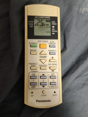 適用panasonic松下空調遙控器 CS-P9PKH A75C3300 全新冷氣機