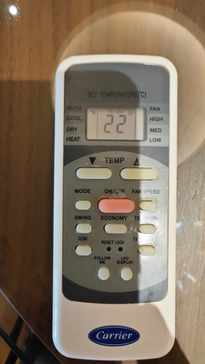 香港开利空调遥控器 RG51I31/BGCE RG51I41/BGEF 英文版 同款通用