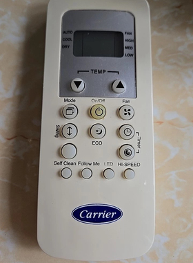 適用Carrier冷氣機開利空調遙控器 RG56/BGEF-CA 英文版 全新通用