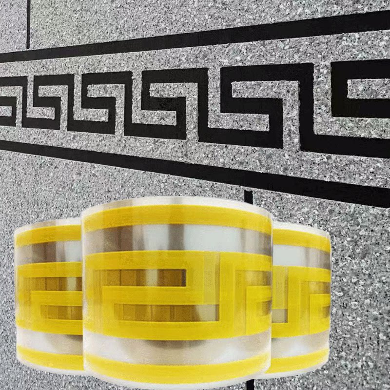 仿砖模具真石漆水包砂回型纹线条外墙腰线窗边装饰和纸美纹纸贴纸