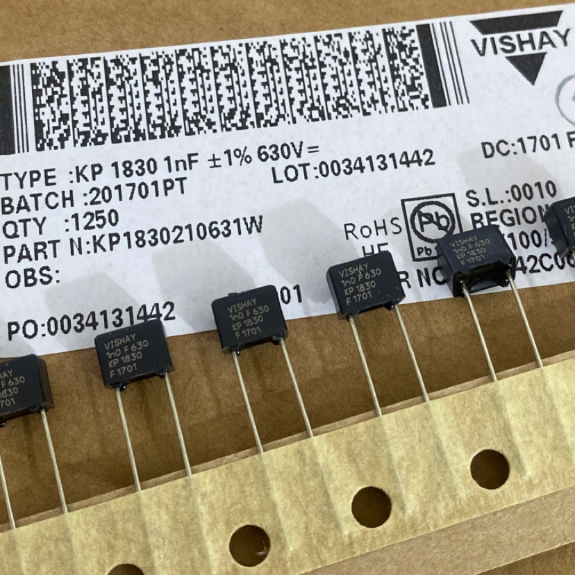 KP1830210631W 630V 102/1000PF/1NF 1%威世VISHAY-ERO电容1830
