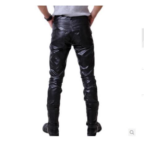 Pantalon cuir homme serré pour adolescent - Ref 1486438 Image 5