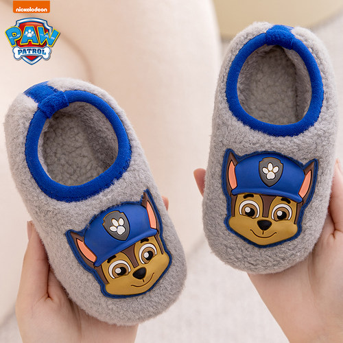 儿童棉拖鞋汪汪队立大功防滑保暖