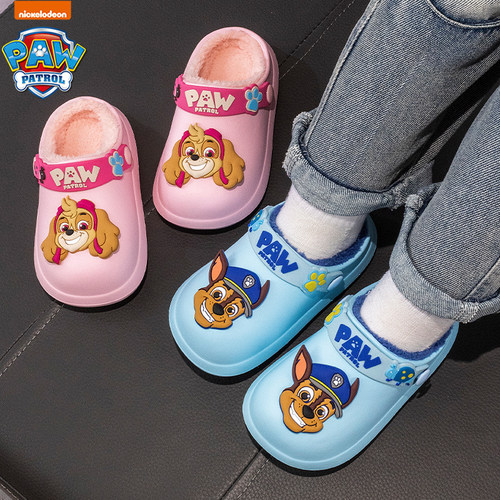 汪汪队卡通可爱小童防滑防水棉鞋