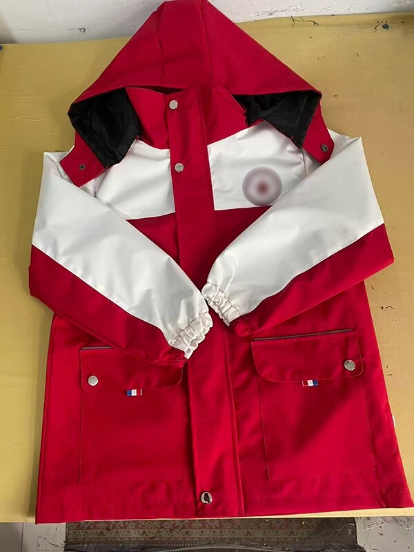 冬季冲锋衣棉服 校服外套(大红学生校服