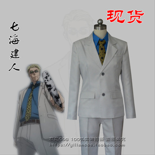 男 咒術回戰cos服一級咒術師七海建人cosplay動漫全套服裝