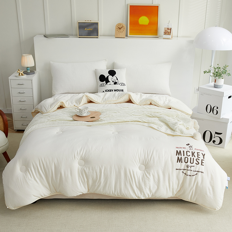迪士尼聚酯纤维加厚保暖春秋米奇