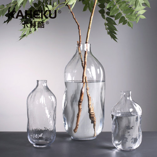 Kaheku侘寂风马醉木手工玻璃花瓶