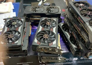 蓝宝石rx5700白金版华硕rx5700 双风扇三风扇rx5700xt超白金二手