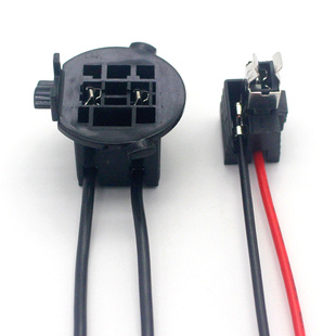 适用于起亚K5前大灯泡近光灯座远光灯底座插头线接头插座卤素灯泡