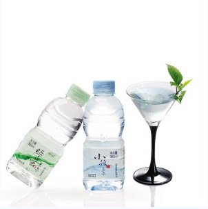 新品小栈名泉绿叶饮用山泉水365mL24瓶矿泉水广东省内包邮整箱