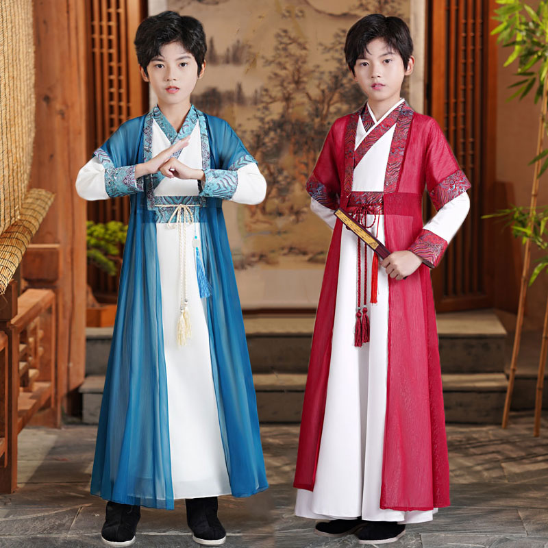 男童汉服秋季国学服中国风古装