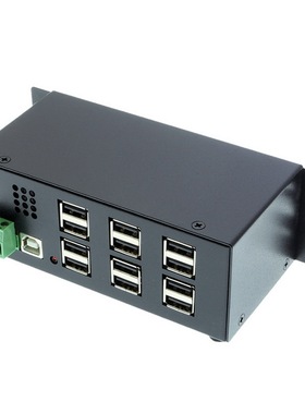 Coolgear USBG-12U2ML 12口USB 2.0工业级金属Hub稳定可靠拓展坞