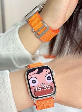 适用小米手环10pro表带高山回环miband9Pro野径尼龙运动透气腕带