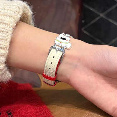 卡通小狗狗表带适用华为watchGTRunner2云新款华为watchGTrunner2