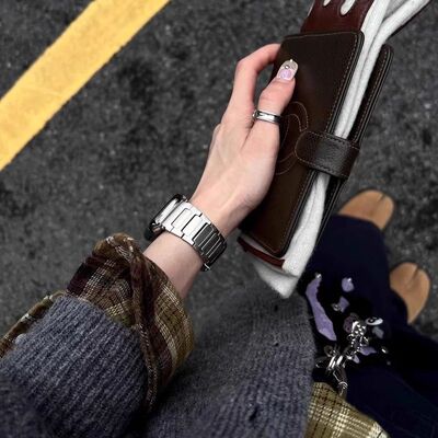 适用三星Gear S3表带GearS4金属工字不锈钢手表表带Watch 3 45mm