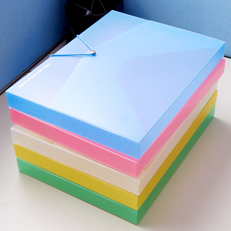 ZHAOSHENG ZS-JB019 파일 상자 투명 아코디언 가방 학생 사무 가방 빈 가방 서류 가방 사무실 보관 도매