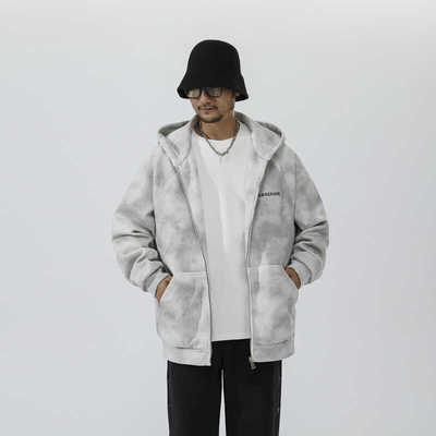 潮牌无防风洋气连帽衫时尚