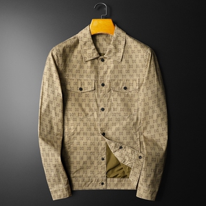 2023年新款 春款男士夹克 男外套 修身小一码 1156 P145 黄,男装夹克,电商A315