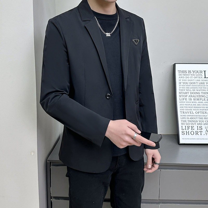 2024年春款男士西装 男士休闲西服 长期供货 K02 P155 模特图图片