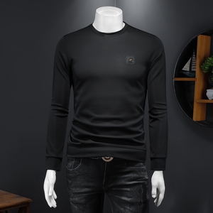 跑量品质款 9920 P48 2023秋冬款 长袖体恤打底衫 男士卫衣 假模,男装卫衣,电商A315