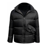 加厚款50%白鸭绒2025新款男士羽绒服连帽高品质YR555P285，男装羽绒服，电商A315