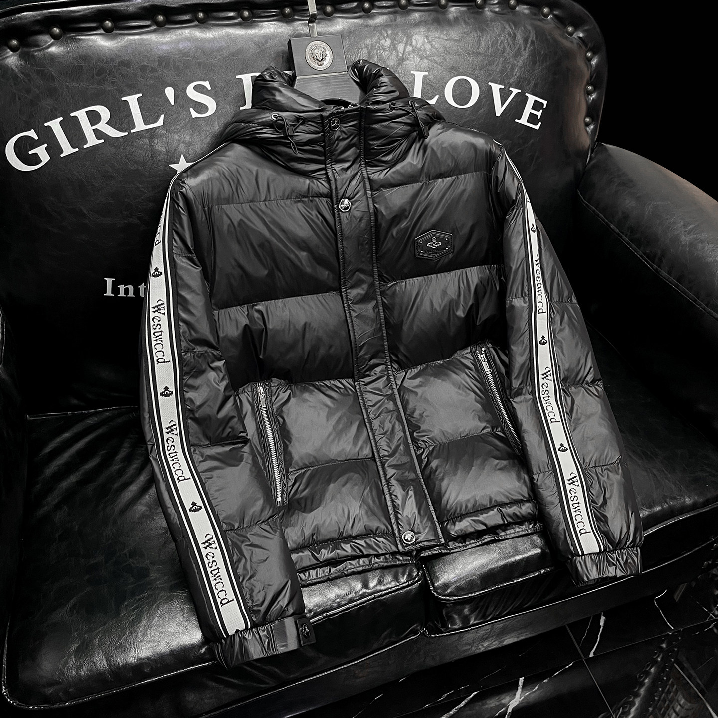 2025新款80绒羽绒连帽款冬季男士羽绒服YR985P235沙发图，男装羽绒服，电商A315