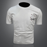 2026新款夏季男士刺绣T恤A315-XB38818P753D图，男装T恤，电商A315