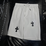 男士短裤贴皮2026夏季新款休闲五分裤时尚男装男裤1135P75白，男装休闲裤，电商A315