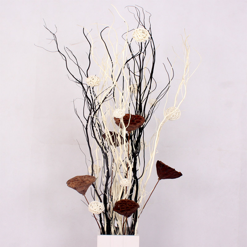 干花花束天然树枝装饰创意摆件仿真花插花客厅落地大高枝道具婚庆