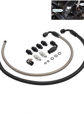 25英寸AN6动力转向软管套件适用雪佛兰C10 LS交换接头