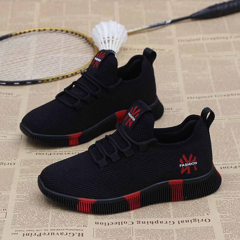 鹭威女鞋2023春秋新款韩版鞋鞋休闲女式运动鞋黑色帆布鞋子跑步鞋