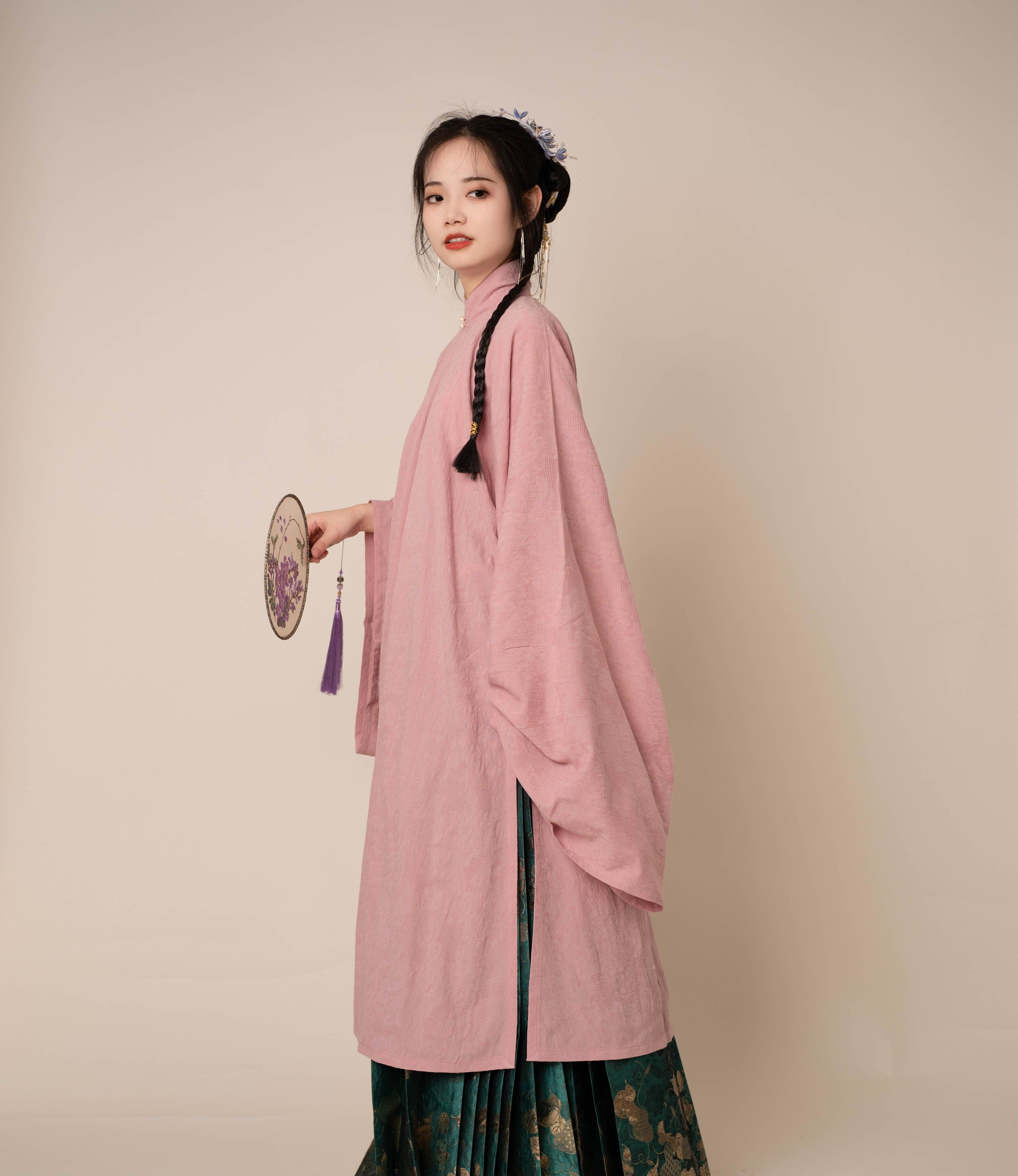 凤翥斋 盈盈 一水间 明制立领斜襟纯色长衫 汉服女内搭春秋褶裙,女装/女士精品,汉服半身裙,淘宝优惠券,粉丝福利购,淘宝优惠卷