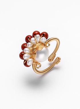 戴拉中国风刀马旦京剧脸谱戒指