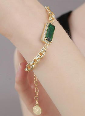 小众复古ins潮风水晶高级感手链