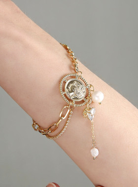 戴拉气质复古高级时尚珍珠手链