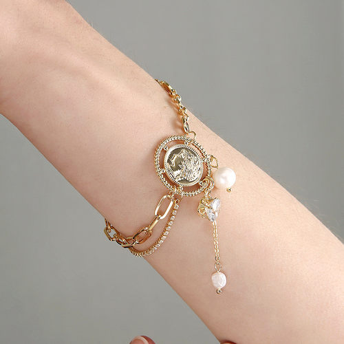 戴拉气质复古高级时尚珍珠手链