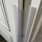 防夹手门缝保护条幼儿园宝宝门挡加厚V型硬款 儿童防夹手门卡门夹